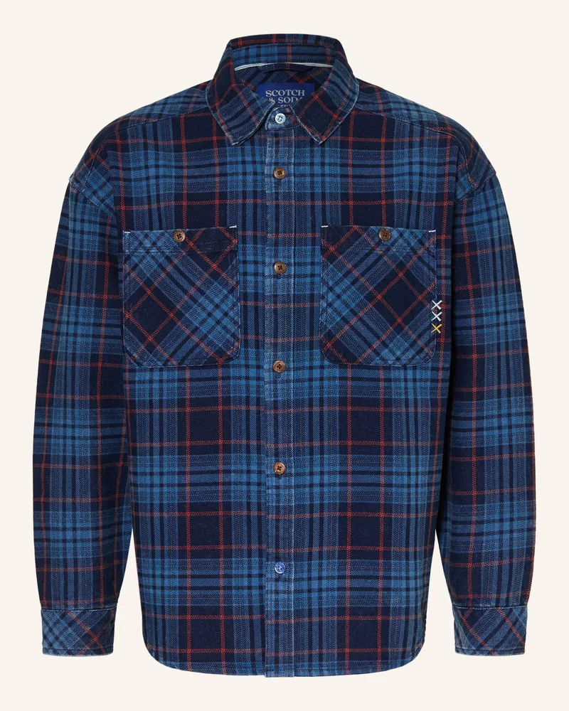 Scotch&Soda Jeans-Overshirt Loose Fit blau Dunkelblau