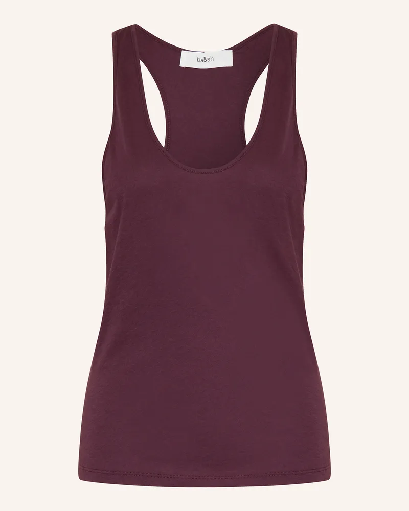 ba&sh Top Sarcy rot Dunkelrot