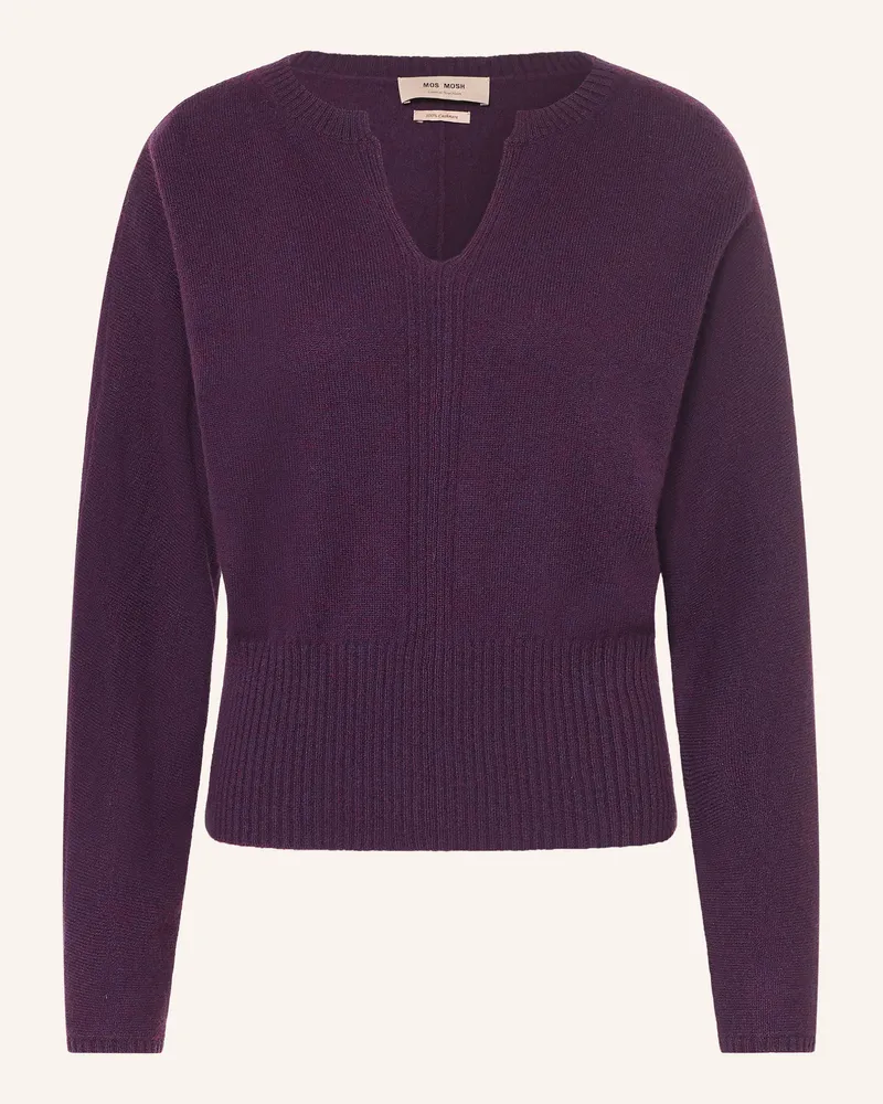 Mos Mosh Cashmere-Pullover Mmkaima lila Dunkellila