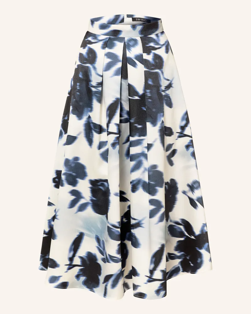 Swing Faltenrock weiss Weiss