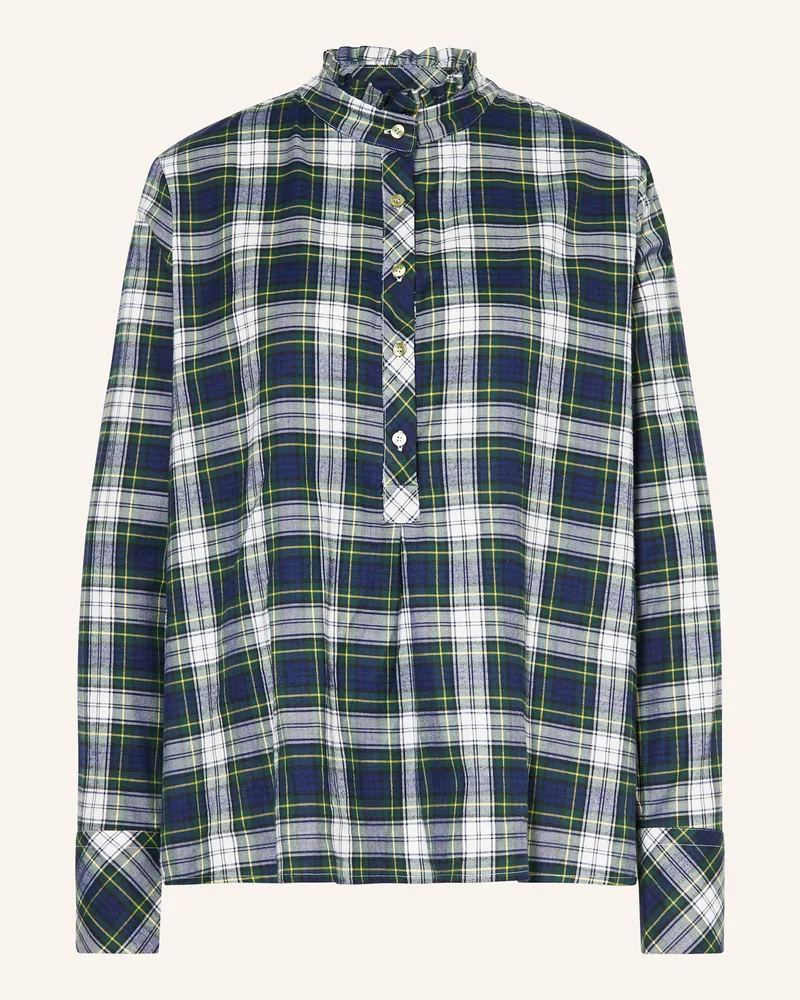 lilienfels Blusenshirt mit Rüschen Weiss