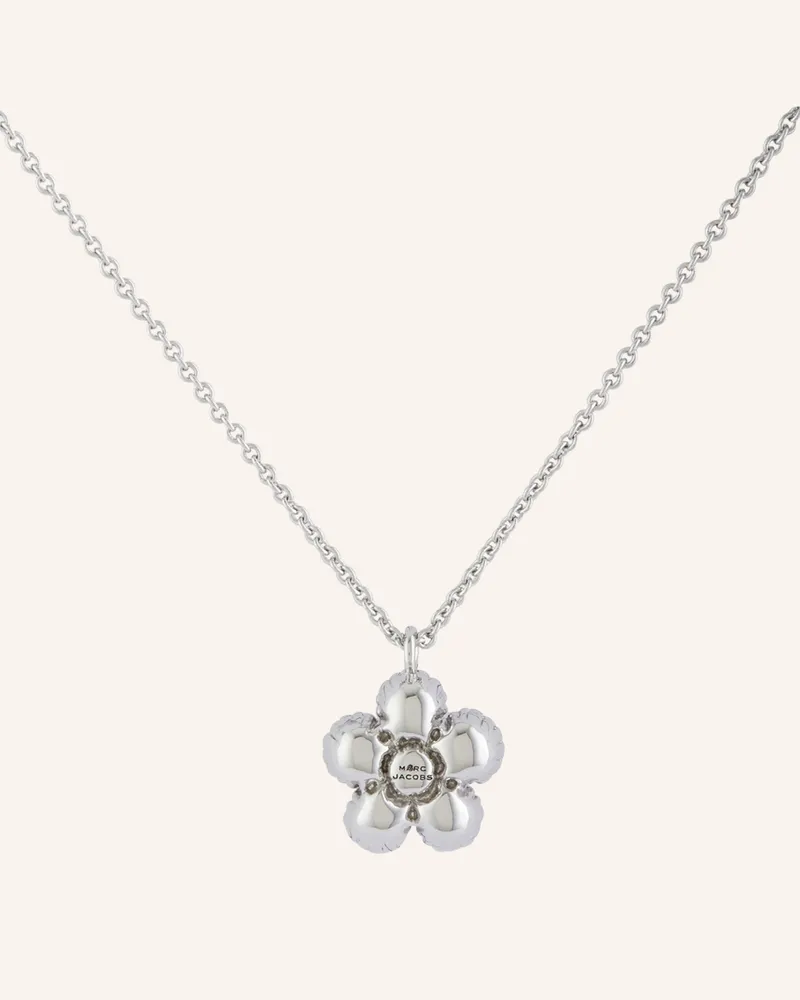 Marc Jacobs Halskette THE DAISY BALLOON NECKLACE Silber