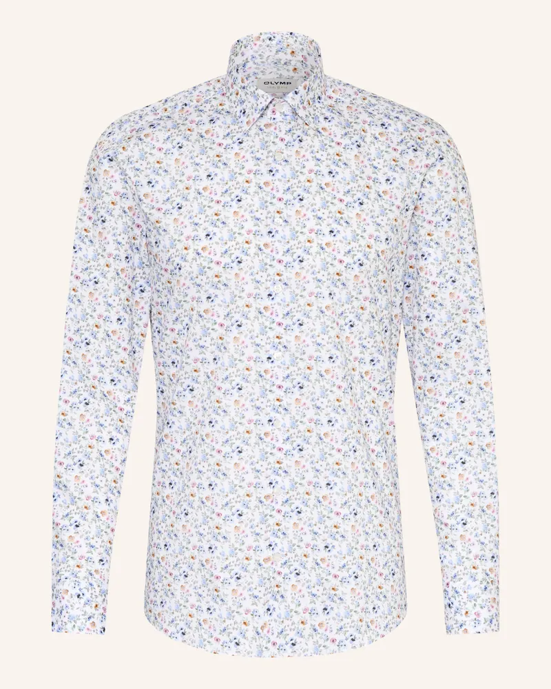 Olymp Hemd Level Five Body Fit weiss Blau