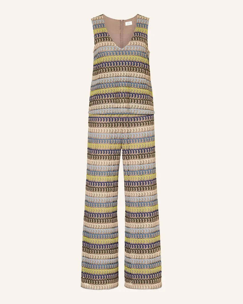 Vera Mont Strick-Jumpsuit Oliv