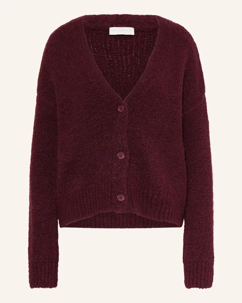 Milano Italy Strickjacke Dunkelrot