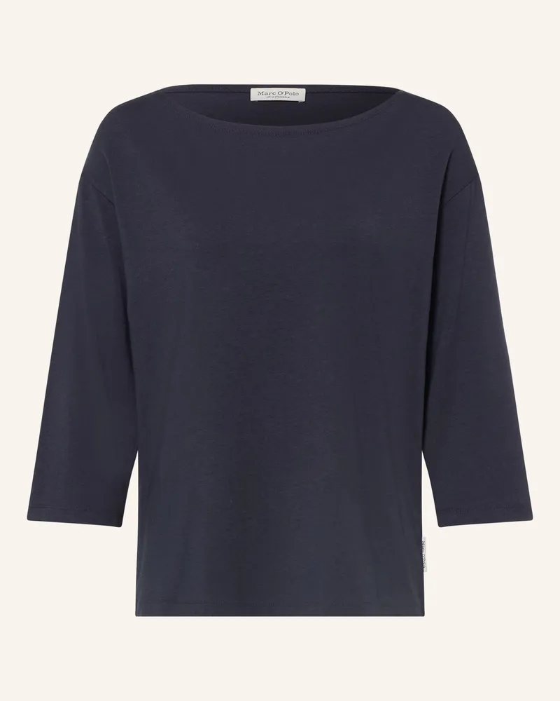 Marc O'Polo Shirt Mit 3/4-Arm blau Dunkelblau