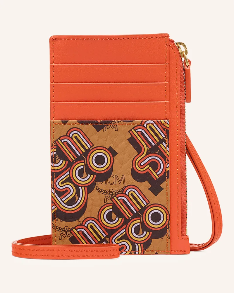 MCM Kartenetui Aren braun Cognac