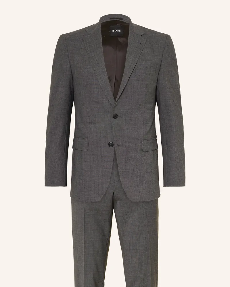 HUGO BOSS Anzug Huge Slim Fit grau Grau
