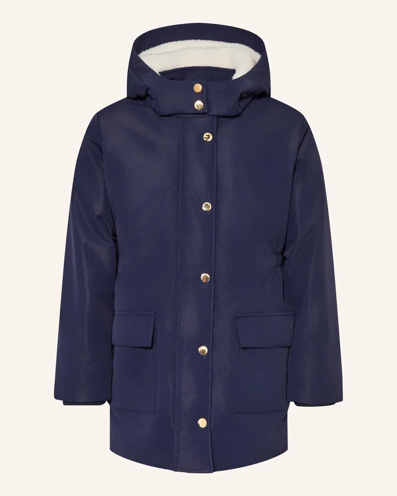 Petit Bateau Parka Mit Abnehmbarer Kapuze blau Dunkelblau