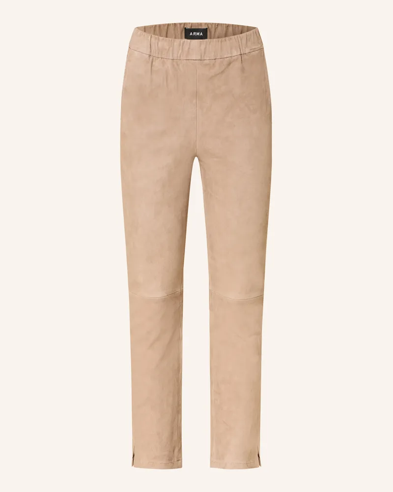 Arma Lederhose Kamillia beige Taupe