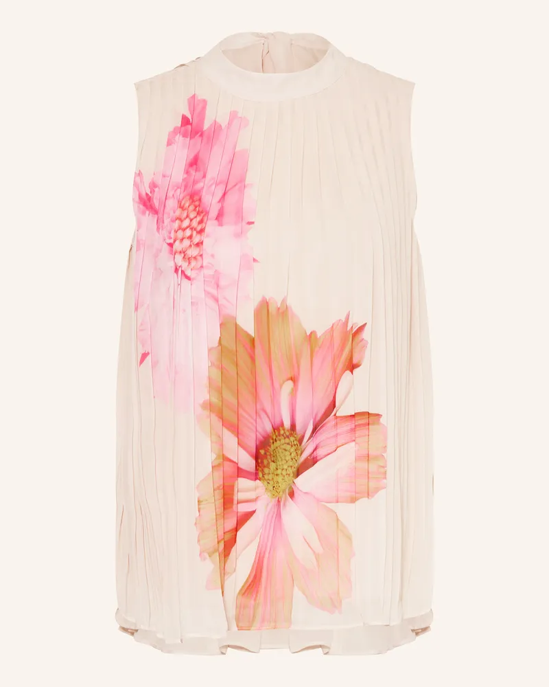 Phase Eight Blusentop EMBER mit Plissees Ecru