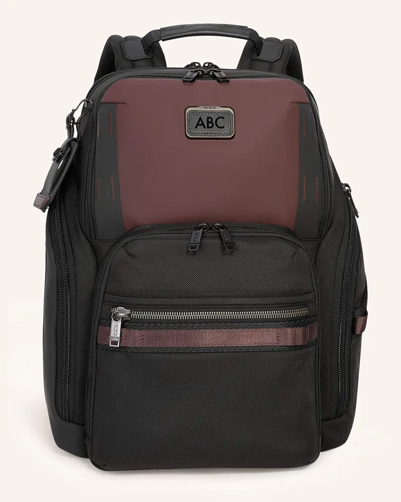 Tumi Alpha Bravo Rucksack Search Backpack Mit Laptop-Fach rot Dunkelrot