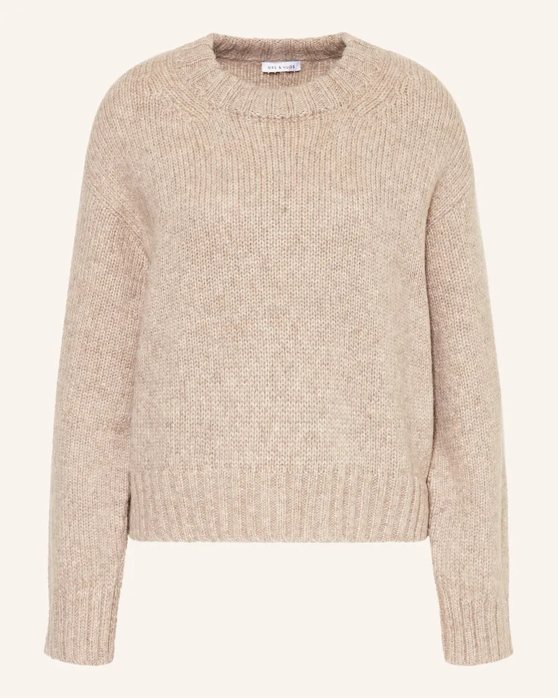 Mrs & HUGS Pullover Aus Alpaka beige Beige
