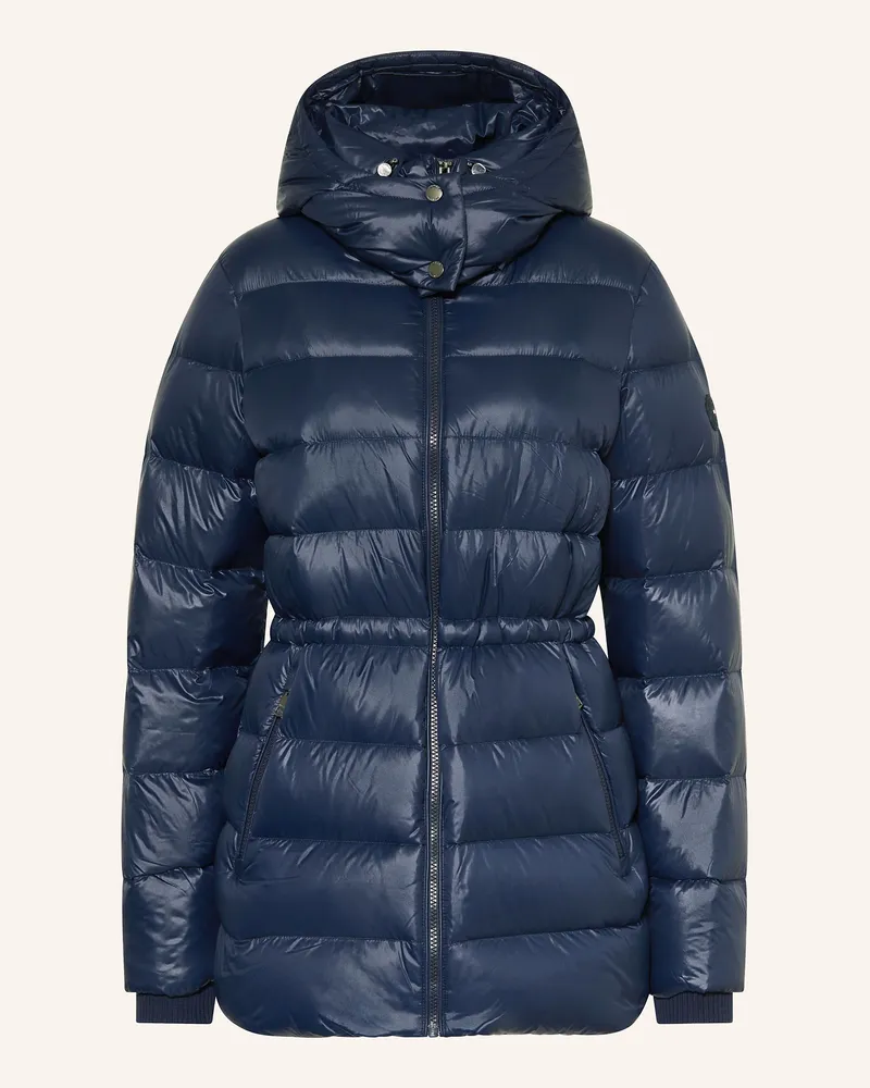 Tommy Hilfiger Daunenmantel mit abnehmbarer Kapuze Dunkelblau