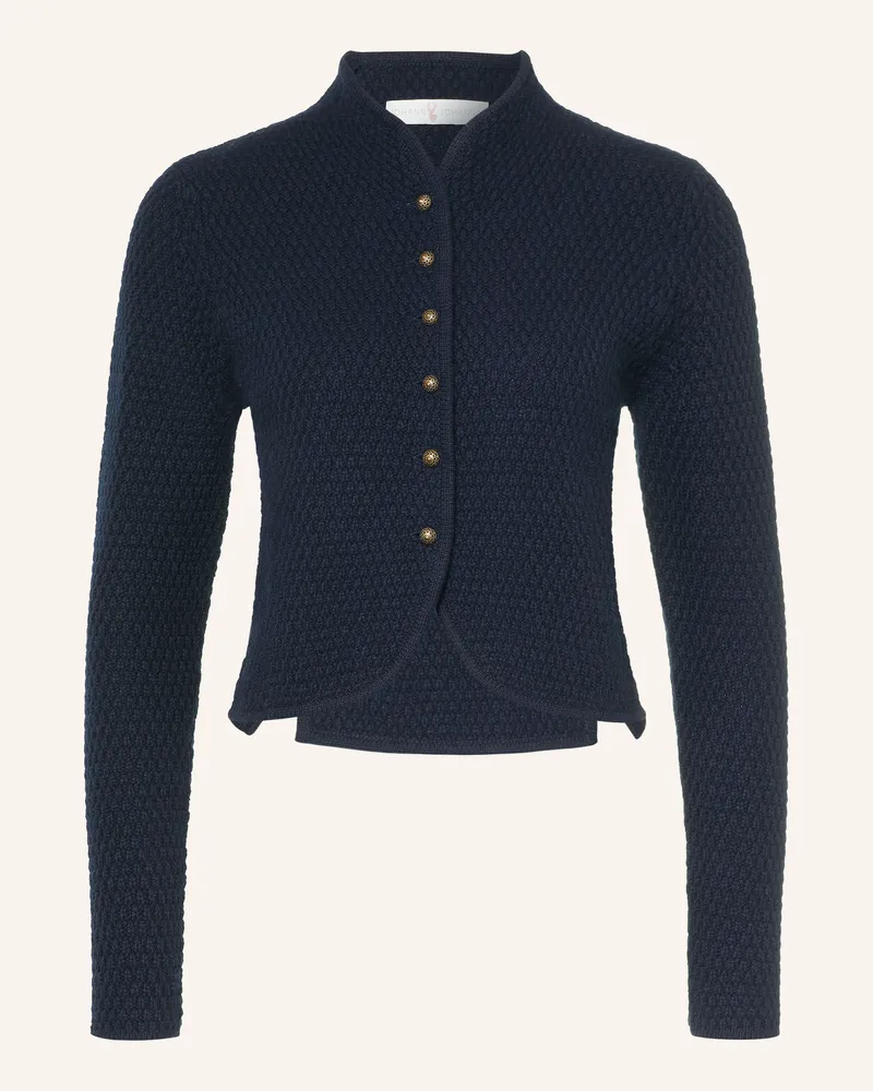 Johann & Johanna Strickjacke blau Dunkelblau