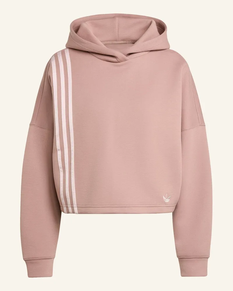 adidas Off Placed 3-Streifen Hoodie pink Camel