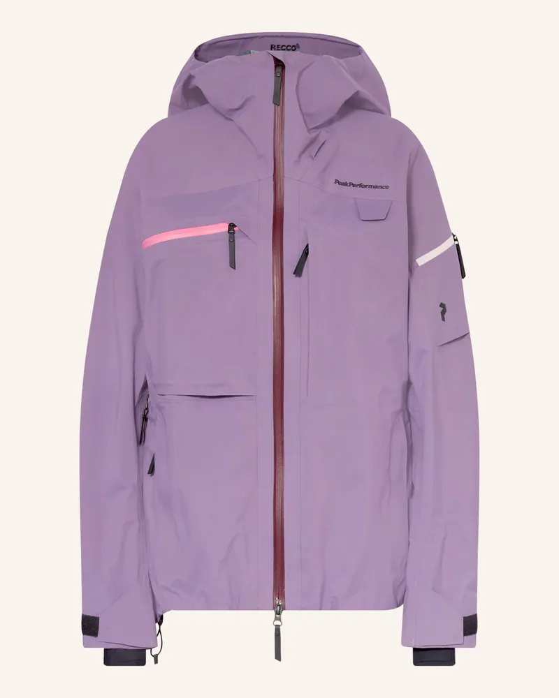 Peak Performance Hardshell-Skijacke Alpine Gore-Tex 3l lila Lila