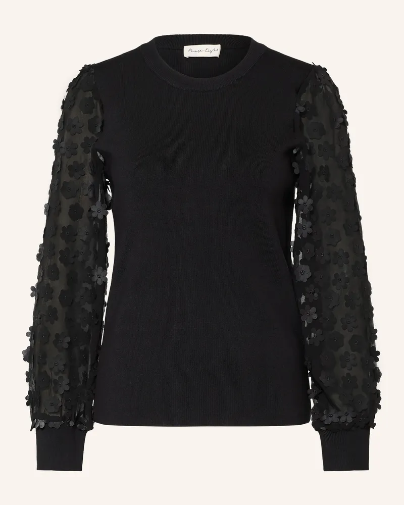 Phase Eight Pullover Auren Im Materialmix schwarz Schwarz