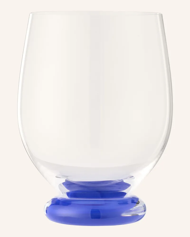 Riedel Trinkglas Fatto A Mano By Riedel Piccolo blau Weiss