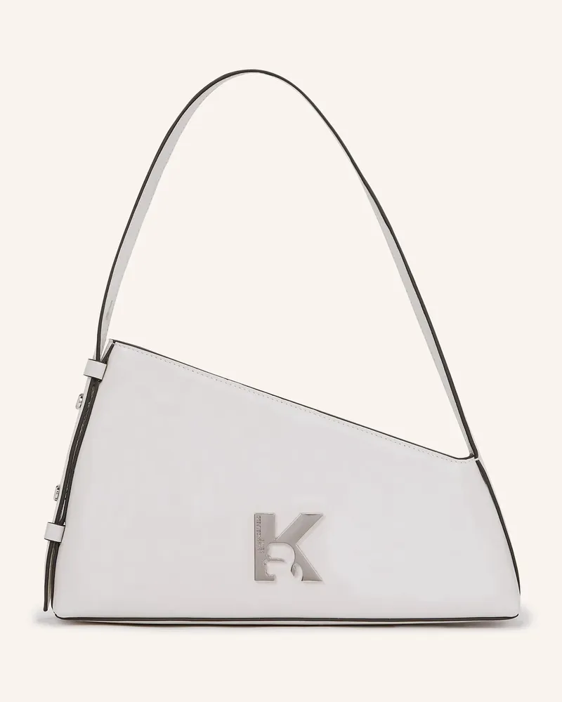 Karl Lagerfeld Schultertasche weiss Weiss