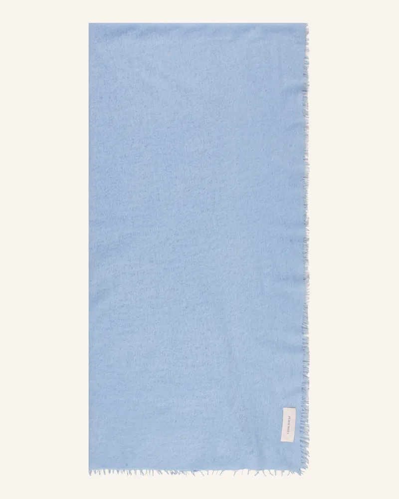 Puschoen Cashmere-Schal Hellblau
