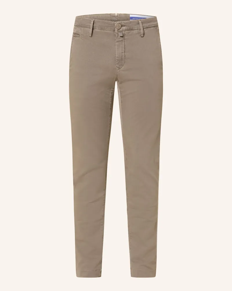 Jacob Cohën Chino BOBBY Slim Fit Taupe