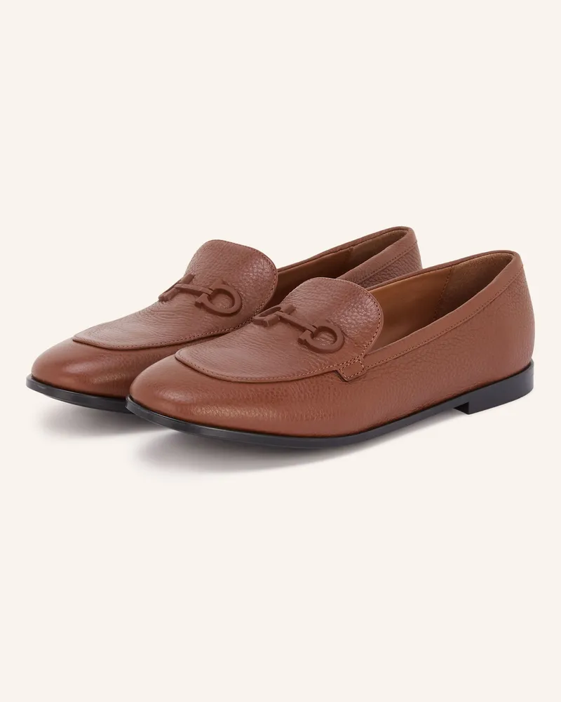 Ferragamo Loafer Soldy braun Braun