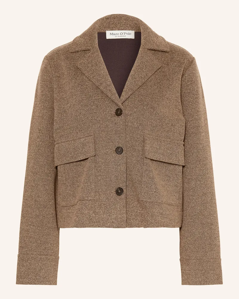 Marc O'Polo Jerseyblazer braun Hellbraun