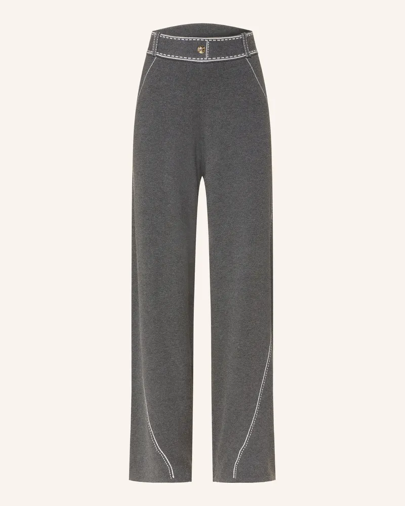 Liu Jo Strickhose grau Dunkelgrau