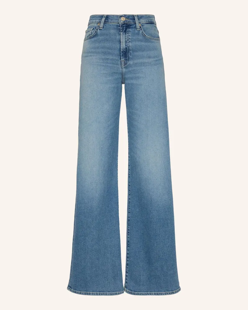 7 for all mankind Wide Leg Jeans Lotta blau Blau