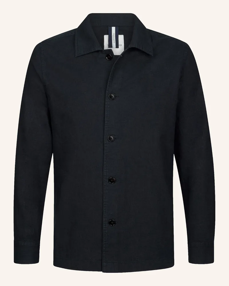 Profuomo Overshirt Blau
