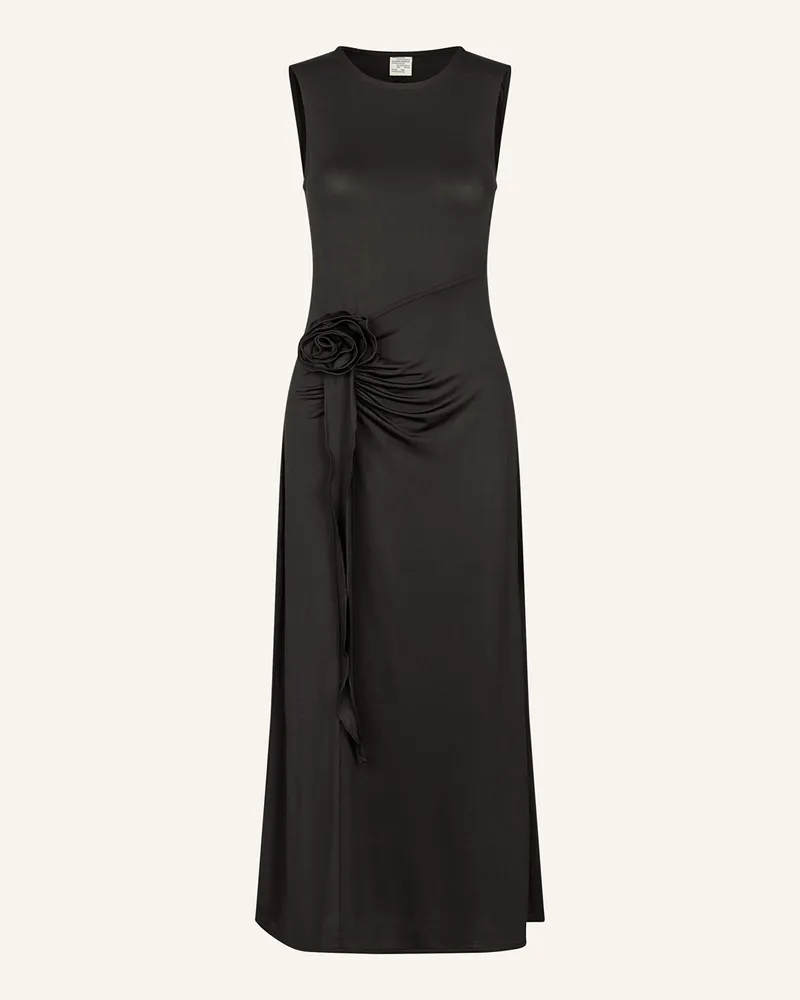 Baum und Pferdgarten Kleid JITSKE Schwarz