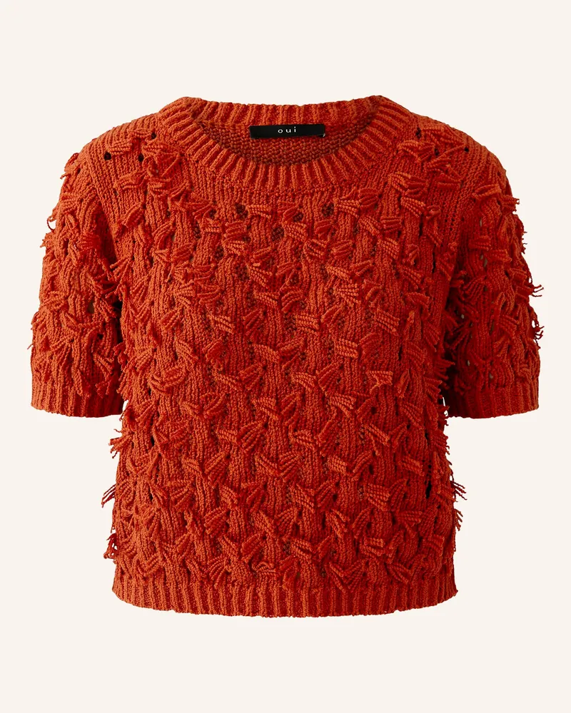 Oui  Strickshirt Rot