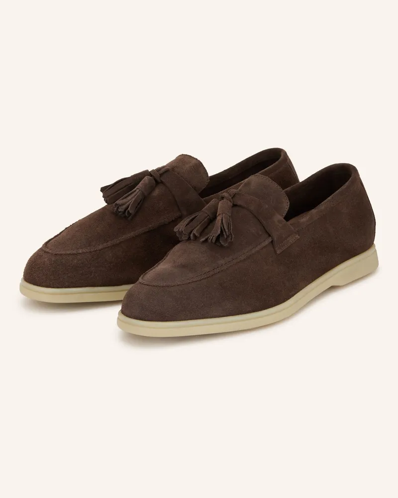 lilienfels Slipper braun Dunkelbraun