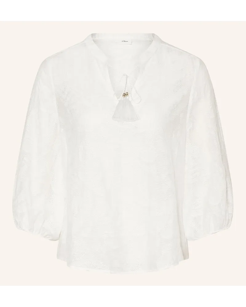 S.Oliver Blusenshirt Weiss