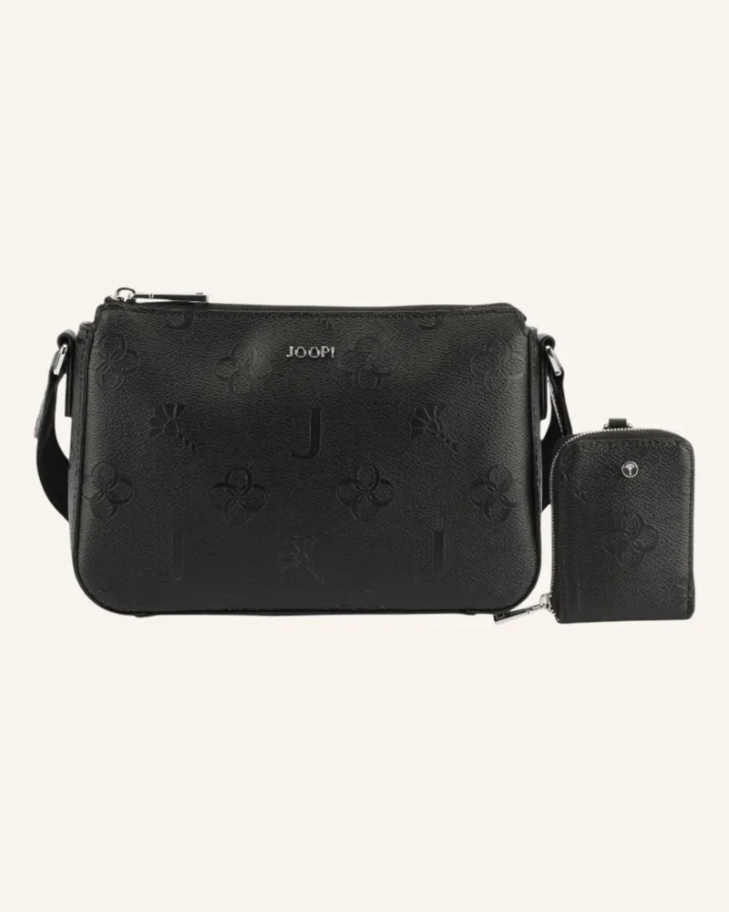 JOOP! Schultertasche Decoro Stampa Jasmina schwarz Schwarz
