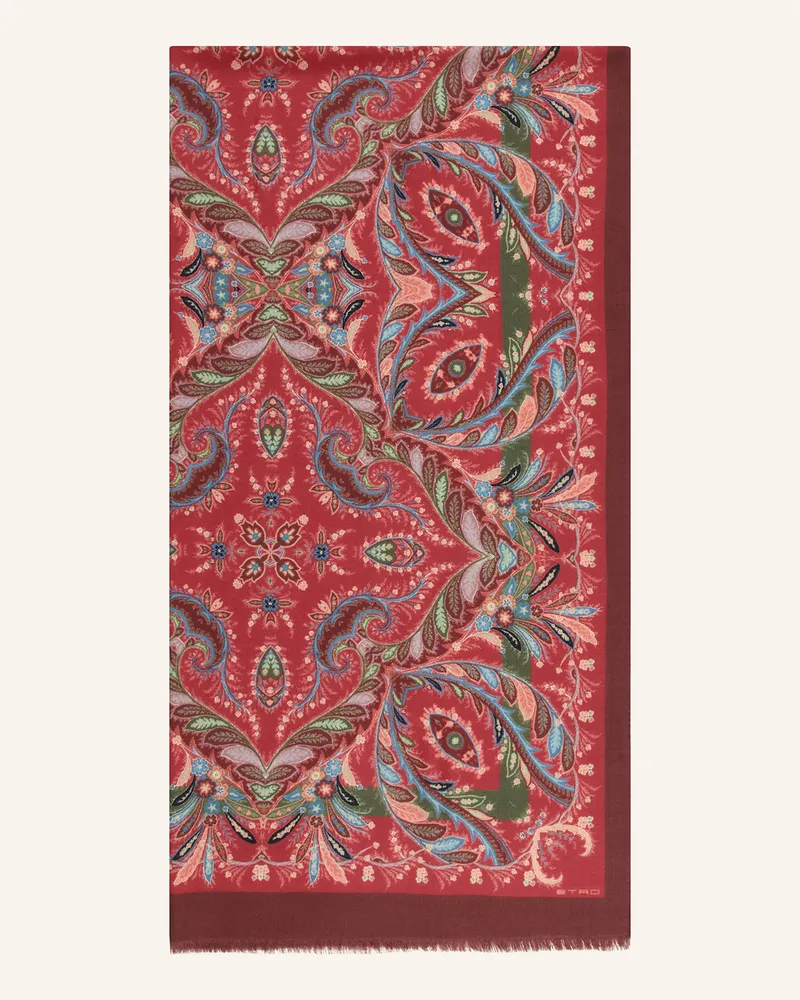 Etro Schal Dunkelrot