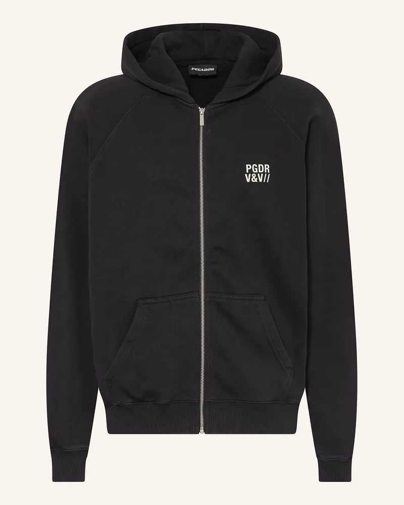 PEGADOR Sweatjacke COLT BOXY Schwarz