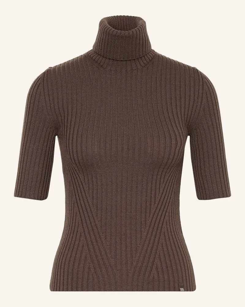 Herno Strickshirt braun Dunkelbraun