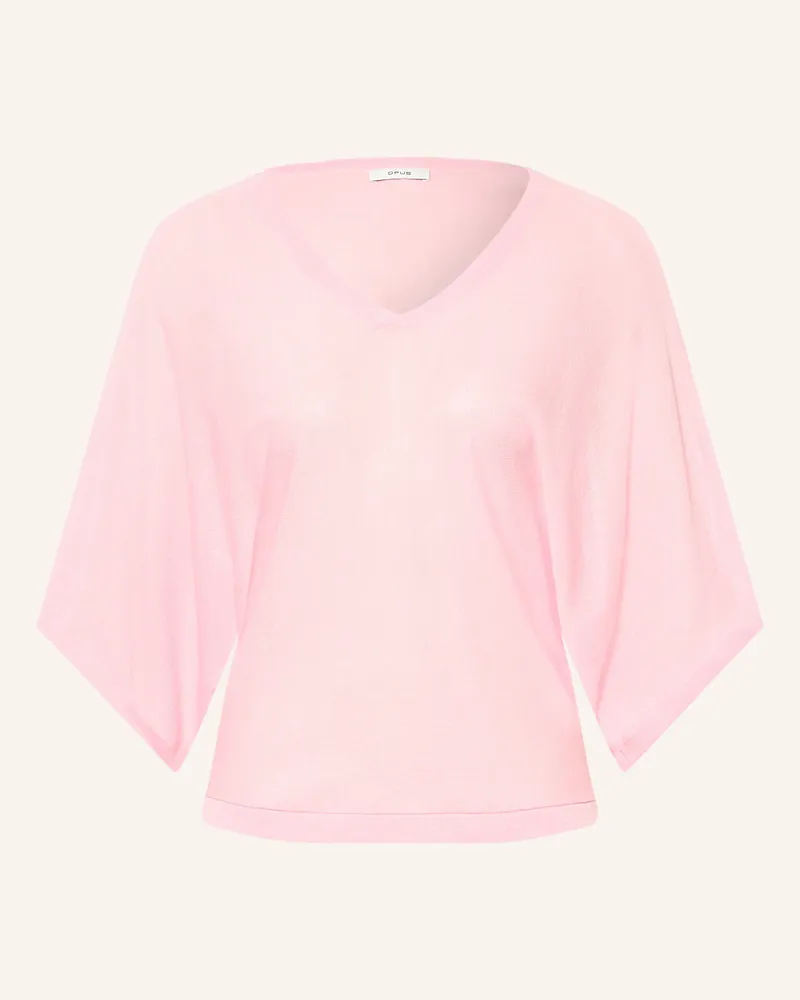 OPUS Strickshirt Pench rosa Rosa