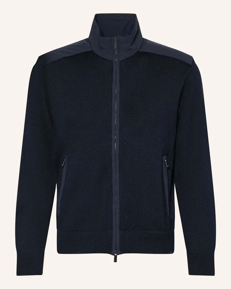 Paul & Shark Strickjacke Dunkelblau