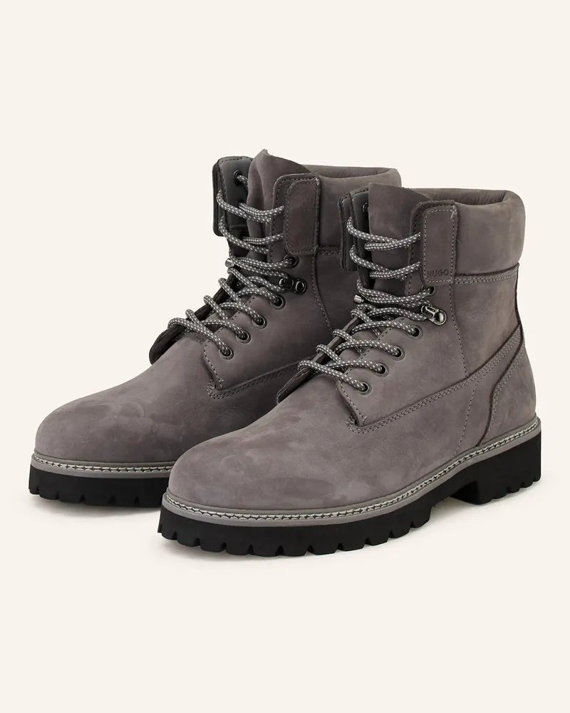 HUGO BOSS Schnürboots Draven grau Grau