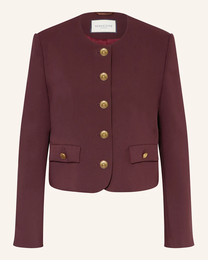 SEDUCTIVE  Kastenjacke CATHERINE Dunkelrot