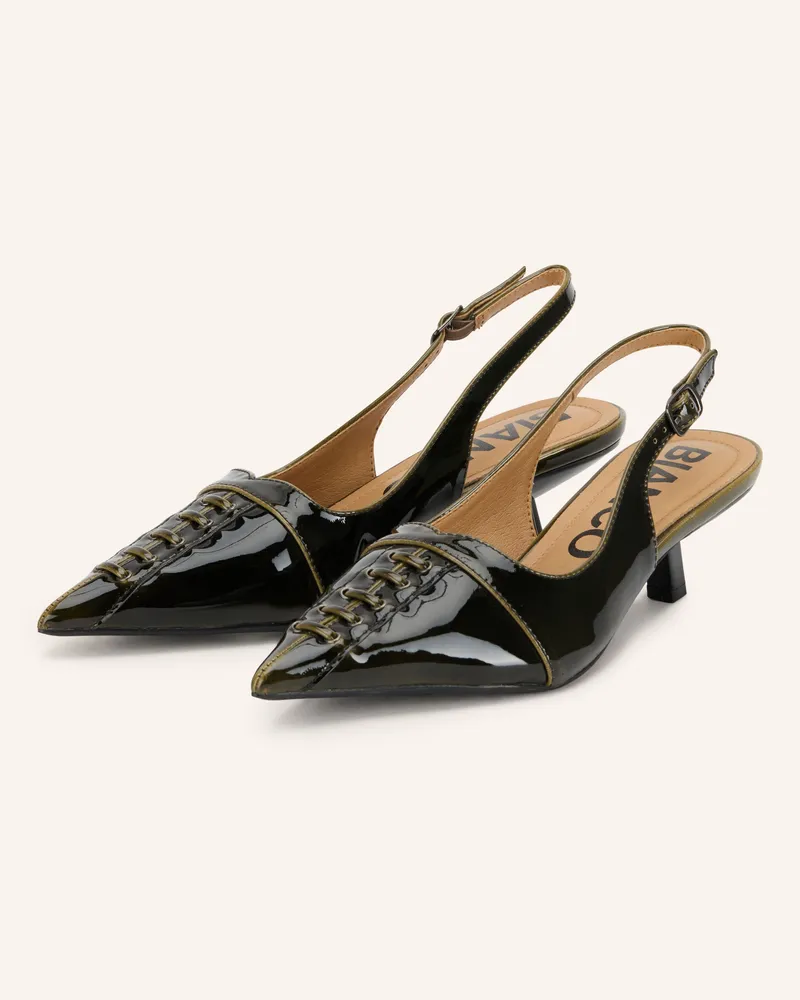 BIANCO. Slingpumps Biakristin gruen Dunkelgrün