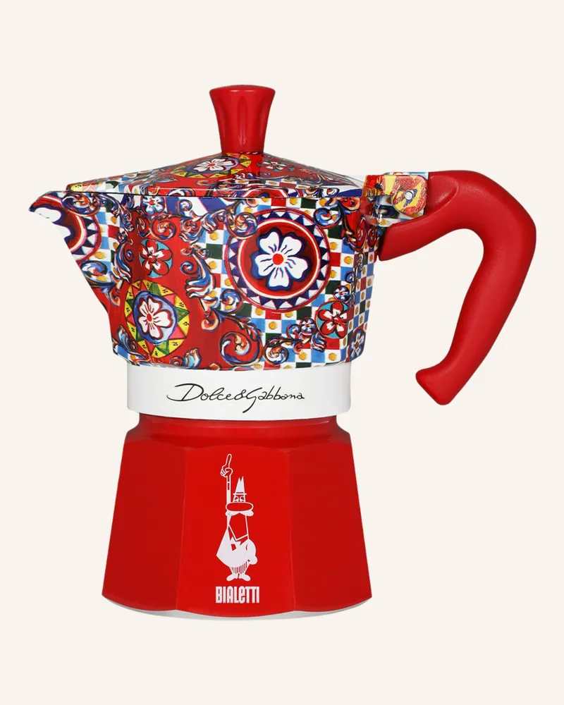 Dolce & Gabbana Casa Espressokocher Moka Express rot Rot