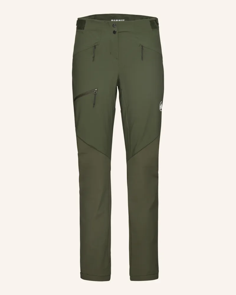 Mammut Softshellhose COURMAYEUR Grün