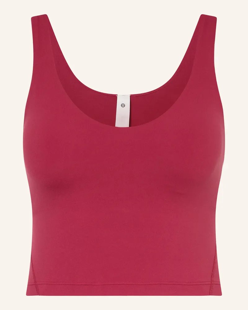LULULEMON Cropped-Top ALIGN Dunkelrot