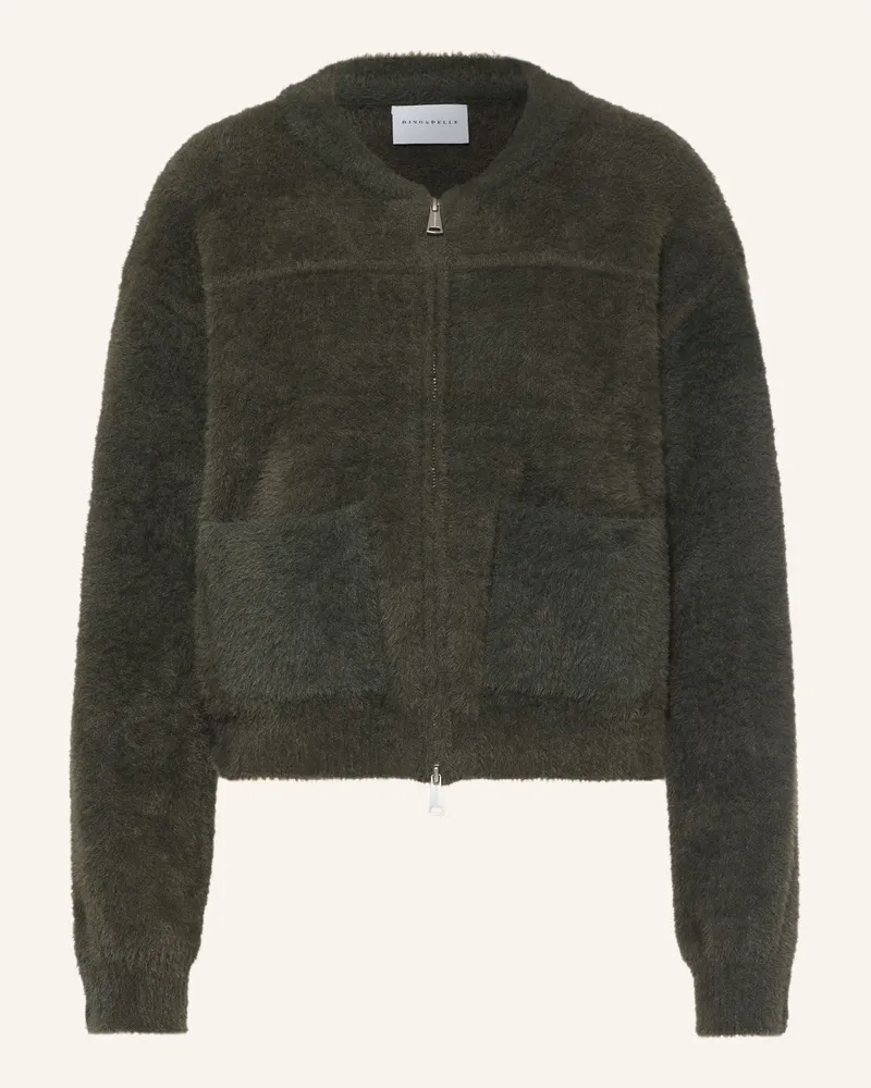 RINO & PELLE Strickjacke Bento gruen Dunkelgrün