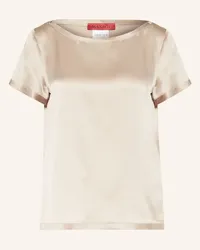 MAX&Co. T-Shirt GINNI aus Seide Beige