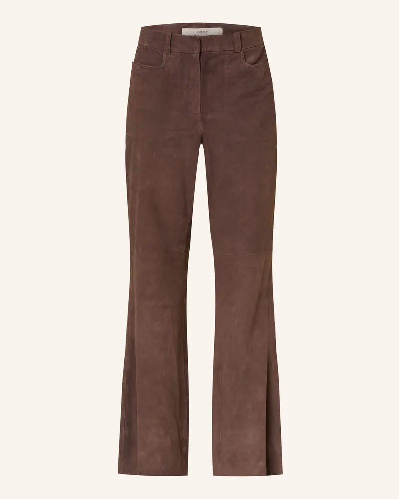 REMAIN Lederhose Braun